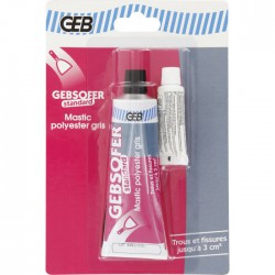 Mastic polyester - Gebsofer - Gris - 50 ml - GEB - Autres Mastics - BR-01912