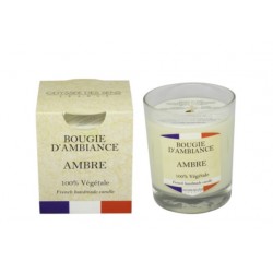 Bougie végétale - France Ambre - ODYSSEE DES SENS - Bougies parfumées - DE-441014