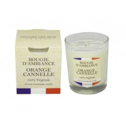 Bougie végétale - France Orange Cannelle - ODYSSEE DES SENS - Bougies parfumées - DE-444174