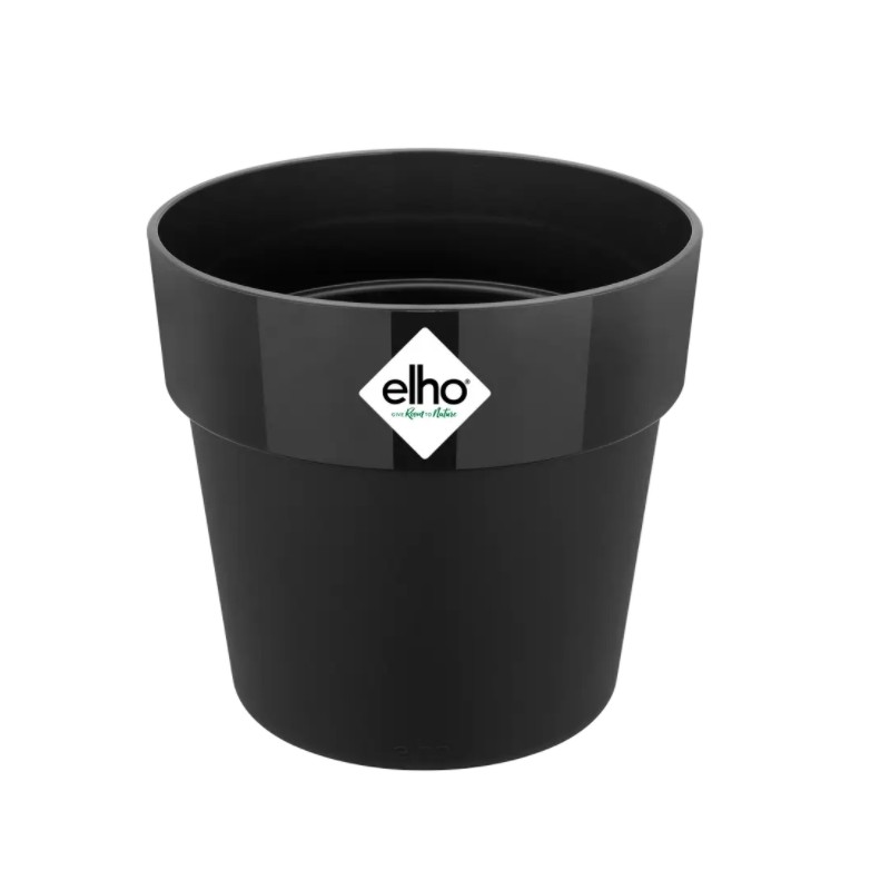 Cache-pot d'intérieur - B for Original Mini - 11 x 10 cm - Noir - ELHO - Pots ronds - DE-523333