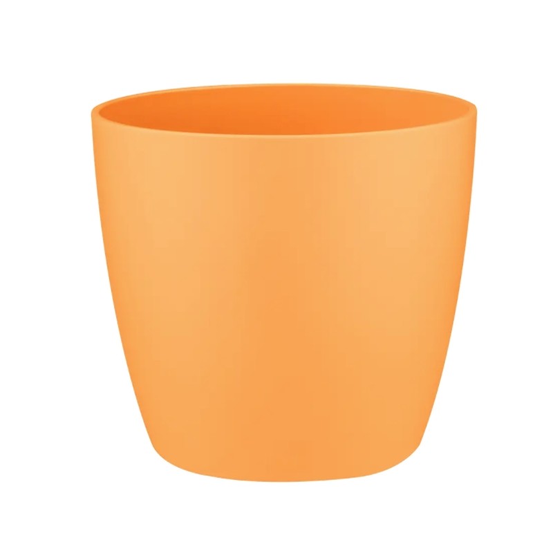 Cache-pot d'intérieur - Brussels Mini - 6.7 x 6 cm - Orange - ELHO - Pots ronds - DE-402157