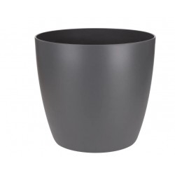 Cache-pot d'intérieur - Brussels Mini - 6.7 x 6 cm - Anthracite - ELHO - Pots ronds - DE-406827