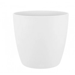 Cache-pot d'intérieur - Brussels Mini - 6.7 x 6 cm - Blanc - ELHO - Pots ronds - DE-402164