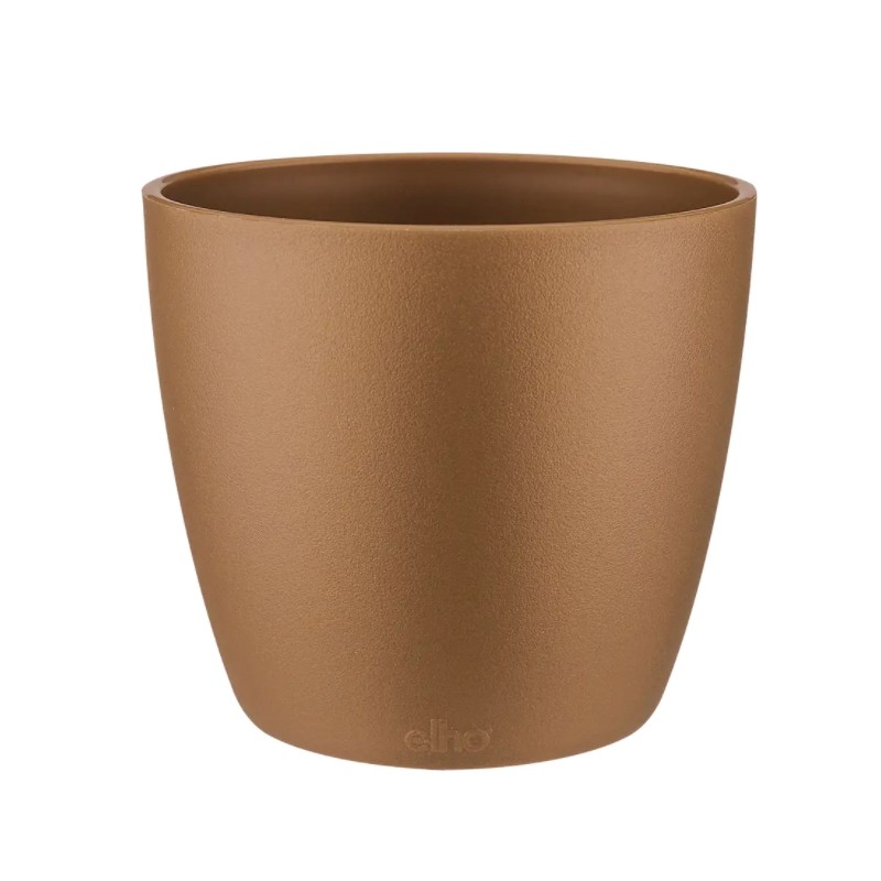 Cache-pot d'intérieur - Brussels Mini - 6.7 x 6 cm - Velours d'Or - ELHO - Pots ronds - DE-406835