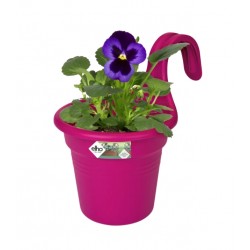 Cache-pot à accrocher - Green Basics - 18 x 25.7 cm - Cerise - ELHO - Jardinières et suspensions - DE-404467