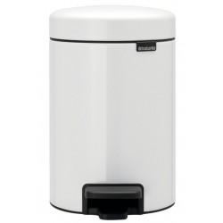 Poubelle à pédale - Blanc - 3 L - BRABANTIA - Poubelle - SI-158870