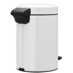 Poubelle à pédale - Blanc - 3 L - BRABANTIA - Poubelle - SI-158870