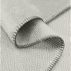 Plaid - Motifs Gris 2 tons - 150 x 200 cm - BIEDERLACK - Plaids / Couvertures - DE-215758