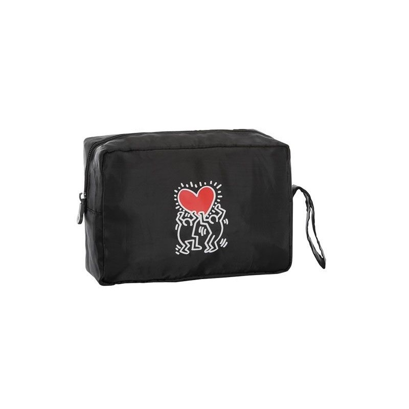 Trousse de toilette - Keith Haring - Noir - ORDINETT - Accessoires salle de bain - DE-452896