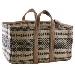 Sac à  bûches - Jute - AUBRY GASPARD - Accessoires cheminée / poêle - DE-445800