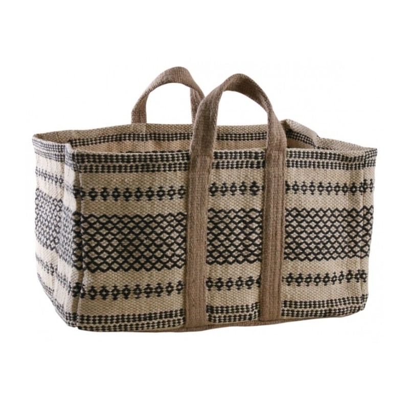 Sac à  bûches - Jute - AUBRY GASPARD - Accessoires cheminée / poêle - DE-445800