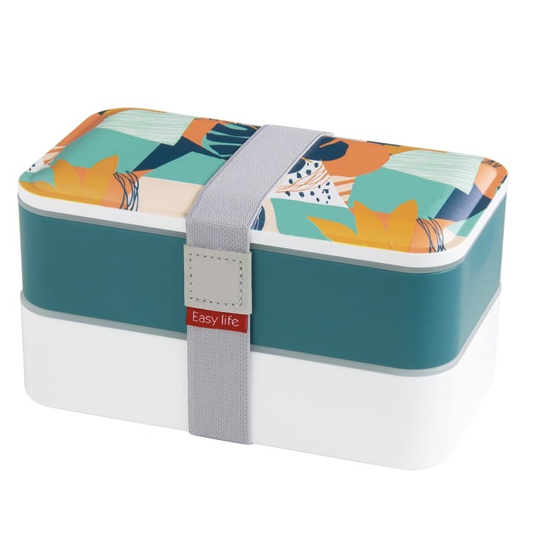 Lunchbox - Abstract Vert - EASY LIFE - Conservation / Boite / Emballage - DE-555468