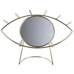 Miroir à poser ou accrocher - Oeil - Doré - LE STUDIO - Accessoires salle de bain - DE-534710