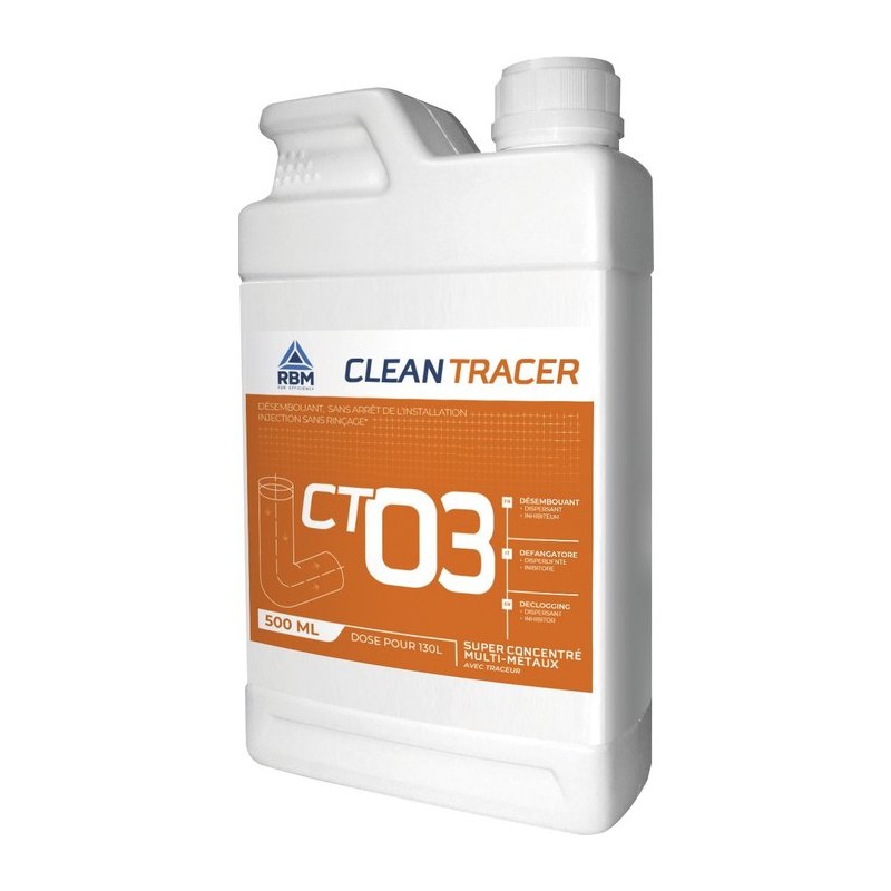 Désambouant - CT03 - Clean Tracer - 500 ml - RBM - Cheminées / Poêles / Chauffage - SI-334922