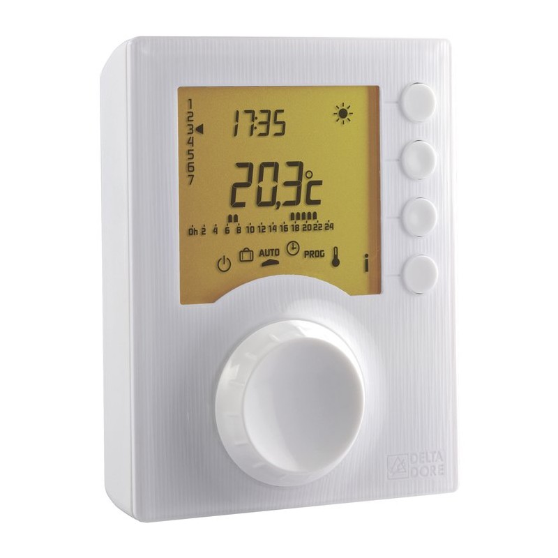 Thermostat programmable avec 2 niveaux - TYBOX 117 - DELTA DORE - Thermostat et régulation - SI-132945