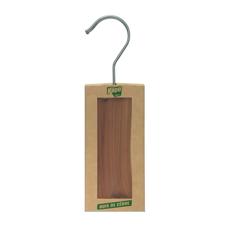 Anti-mites et acariens pour vêtements - 4 plaquettes / 2 cintres - Bois de cèdre - KAPO - Insectes volants - DE-415844 Anti-mites et acariens pour vêtements - 4 plaquettes / 2 cintres - Bois de cèdre - KAPO - Insectes volants - DE-415844