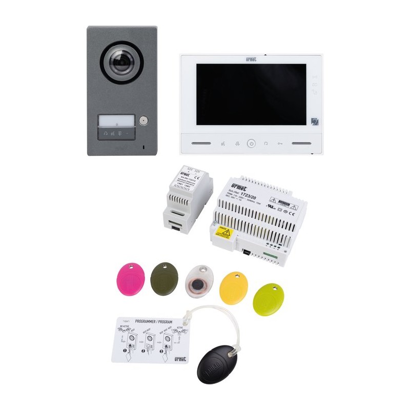 Kit vidéo Note 2 - Transfert d’appel sur smartphone Call Me - URMET - Carillons / Sonnettes / Interphones - SI-305071