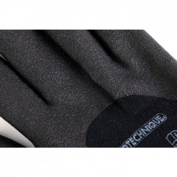 Gants de précision en Polyester - Noir - EUROTECHNIQUE - Gants de bricolage - SI-839237