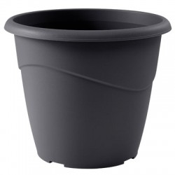 Pot Marina - Gris foncé - 10 L - EDA - Pots ronds - BR-308079