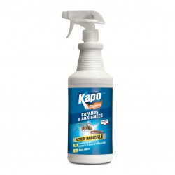 Anti-cafards et araignées - Longue durée - 1 L - KAPO - Insectes rampants - 3079B