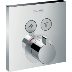 Set de finition pour mitigeur thermostatique encastré - ShowerSelect - HANSGROHE - Robinets / Mitigeurs - SI-160367