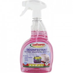 Désinfectant / nettoyant environnement animaux - 750 ml - SANITERPEN - Hygiène de la maison - DE-223289