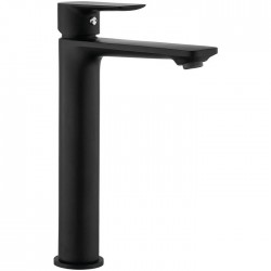 Mitigeur lavabo bec haut - Jezorio - Noir - THEWA - Robinets / Mitigeurs - SI-257859