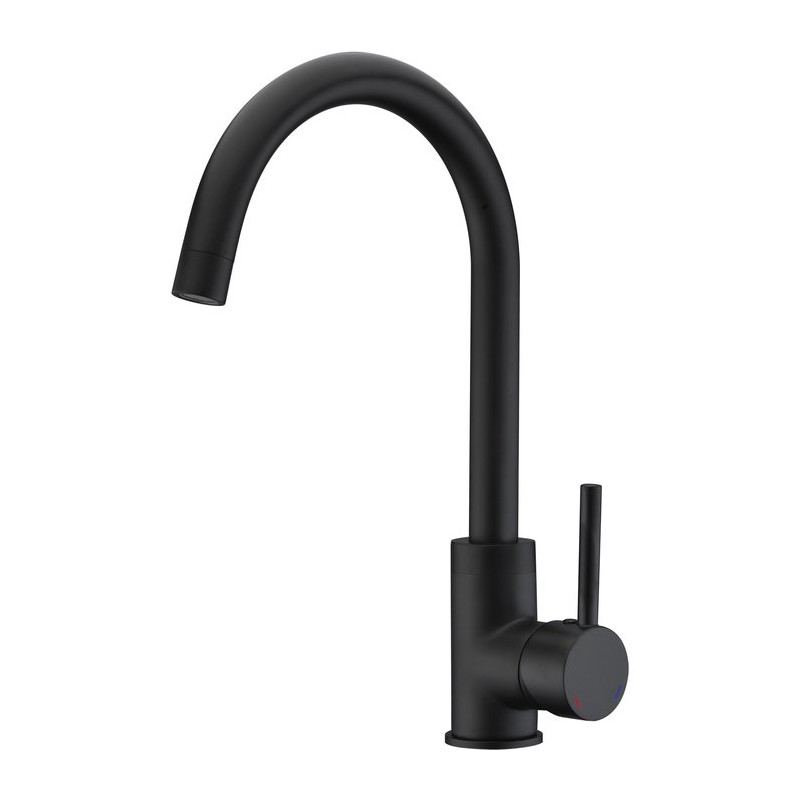 Mitigeur évier bec haut - Kome - Noir - THEWA - Robinets / Mitigeurs - SI-257857 Mitigeur évier bec haut - Kome - Noir - THEWA - Robinets / Mitigeurs - SI-257857