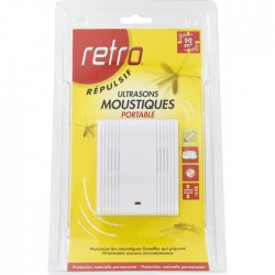 Appareil ultra son portable - Anti moustiques - RETRO - Insectes volants - BR-403920