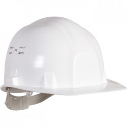 Casque de chantier - Euro protection - Blanc - EARLINE - Protection de la tête - SI-113850