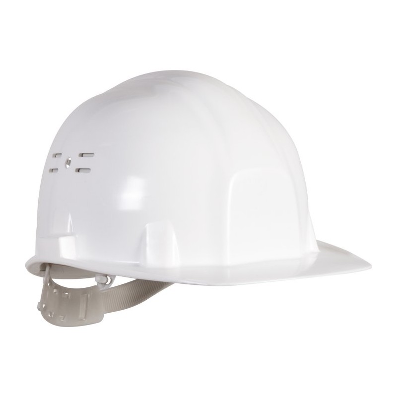 Casque de chantier - Euro protection - Blanc - EARLINE - Protection de la tête - SI-113850