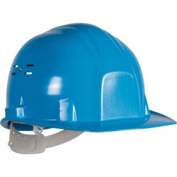 Casque de chantier - Euro protection - Bleu - EARLINE - Protection de la tête - SI-409020