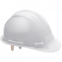 Casque de chantier - Pacific - Blanc - EARLINE - Protection de la tête - SI-409048