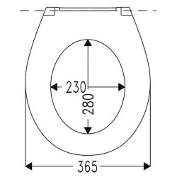 Abattant WC - Calypso - Rio Beach - CEDO - Accessoires WC - DE-614511