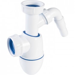 Siphon pour évier avec prise - Plastique - Easyphon - 40 mm - NICOLL - Siphons pour évier de cuisine - SI-150023