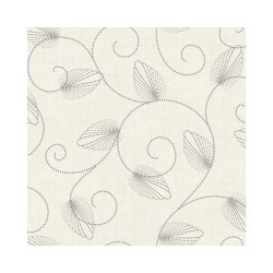 Nappe - Ronde - Toile cirée - Jolice - Crème - 150 cm - D C TABLE - Nappe - DE-491621