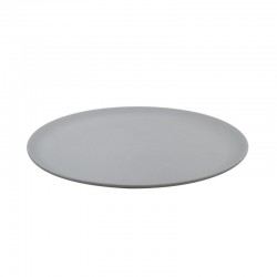 Assiette plate - Bambou - Gris Ciment - 26 cm - POINT VIRGULE - Assiette / plat / plateau / coupelle - DE-410779