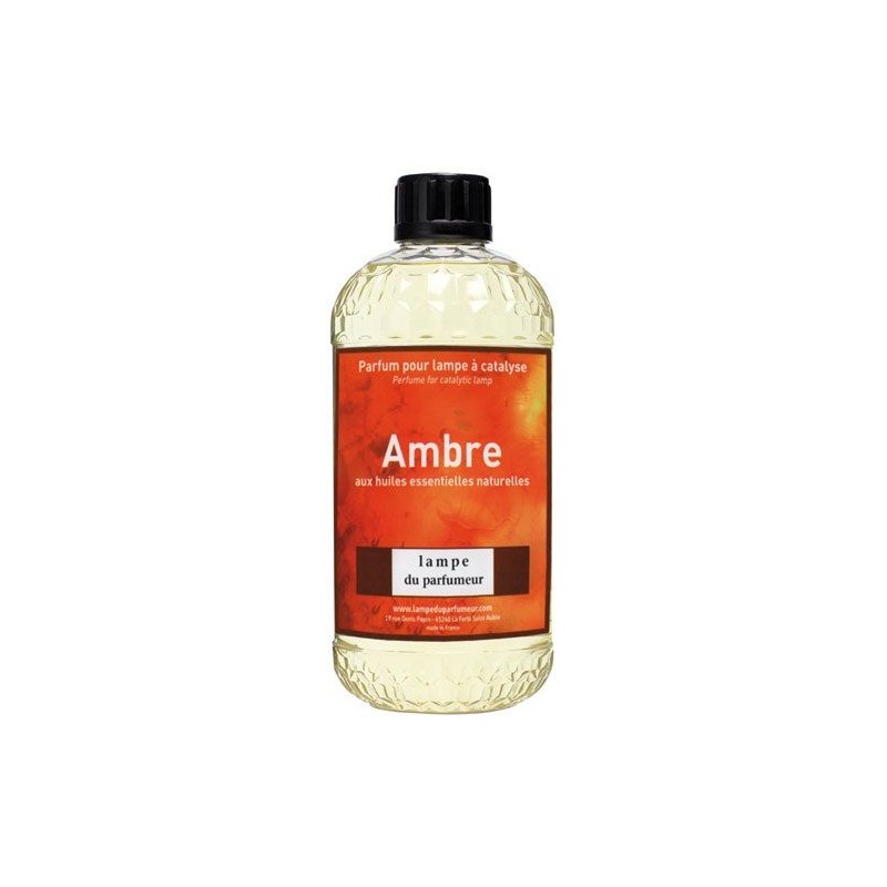 Recharge pour lampe à parfum - Ambre - 500 ml - LAMPE DU PARFUMEUR - Parfum d'intérieur - DE-542985