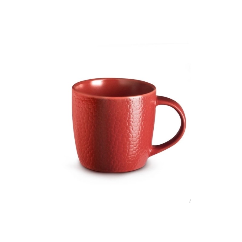 Set de 6 tasses - Ligne Stone - Rouge - Grès - MEDARD DE NOBLAT - Tasse / Mug - DE-725176