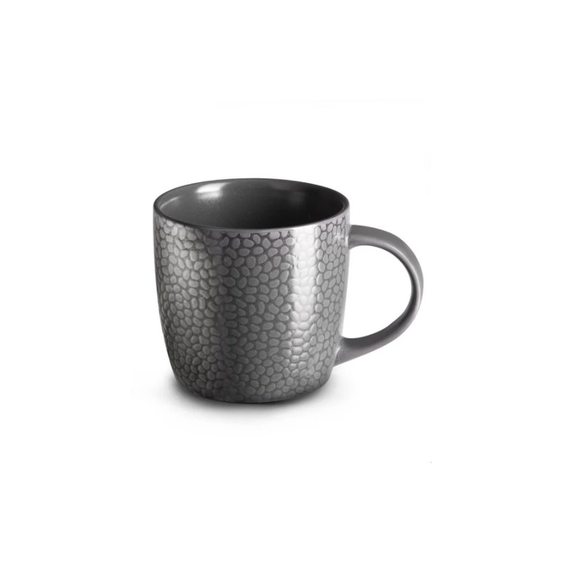 Set de 6 tasses - Ligne Stone - Gris - Grès - MEDARD DE NOBLAT - Tasse / Mug - DE-725143