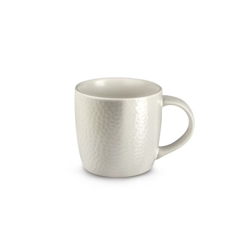 Set de 6 tasses - Ligne Stone - Ivoire - Grès - MEDARD DE NOBLAT - Tasse / Mug - DE-725135