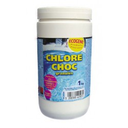 Chlore Choc Granulés 1KG- ECOGENE - Traitement / réparation piscine - DE-814996