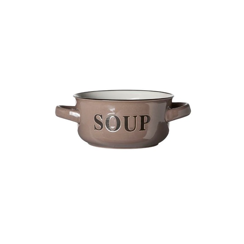 Set de 6 bols à soupe - Gris - COSY & TRENDY - Bol - DE-501719