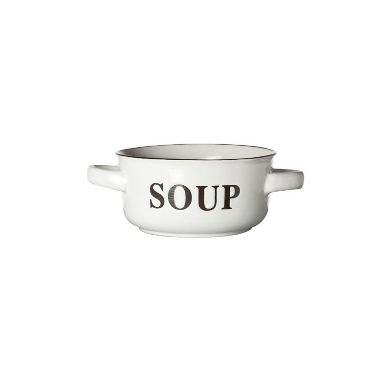 Set de 6 bols à soupe - Blanc - COSY & TRENDY - Bol - DE-501727