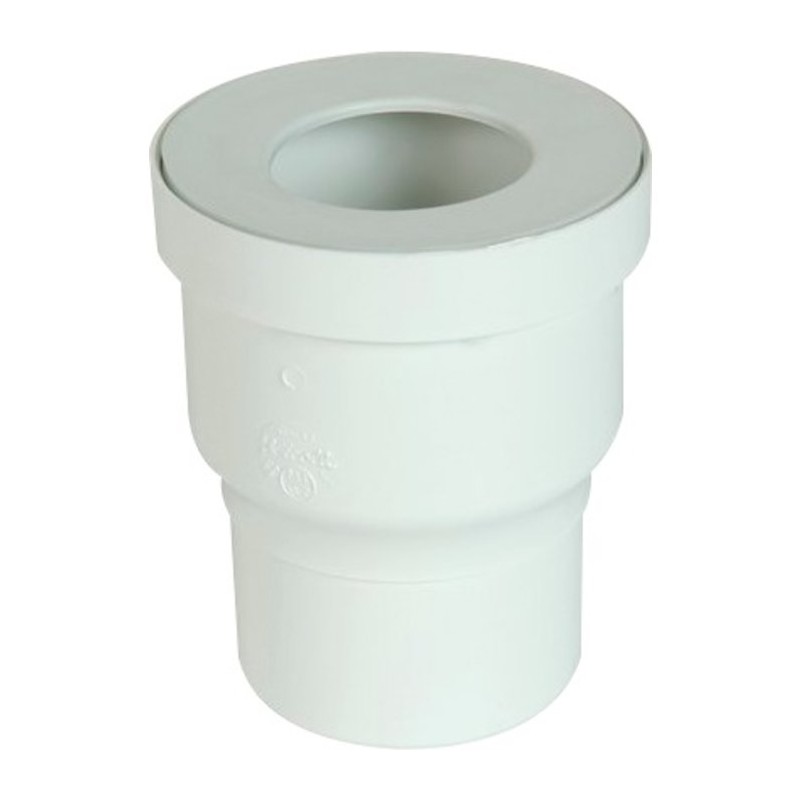 Pipe WC droite - 100 mm - Joint 85-107 - NICOLL - Raccordement WC - SI-342772