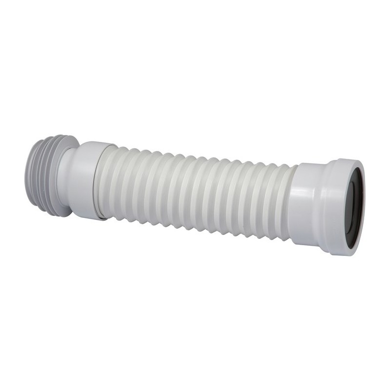 Pipe WC extensible - PVC - 270 à 540 mm - CODITHERM - Raccordement WC - SI-241845