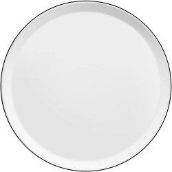 Set de 6 assiettes plates - Yaka - Blanc - Porcelaine - 27 cm - MEDARD DE NOBLAT - Assiette / plat / plateau / coupelle - DE-...