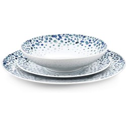 Set de 6 assiettes plates - Lolly Pop - Grès - 27 cm - MEDARD DE NOBLAT - Assiette / plat / plateau / coupelle - DE-810507