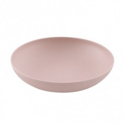 Assiette creuse - Bambou - 18 cm - Rose poudré - Point Virgule - Assiette / plat / plateau / coupelle - DE-528431