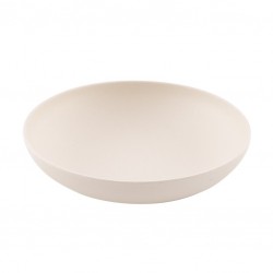 Assiette creuse - Bambou - 18 cm - Blanc cassé - Point Virgule - Assiette / plat / plateau / coupelle - DE-528415